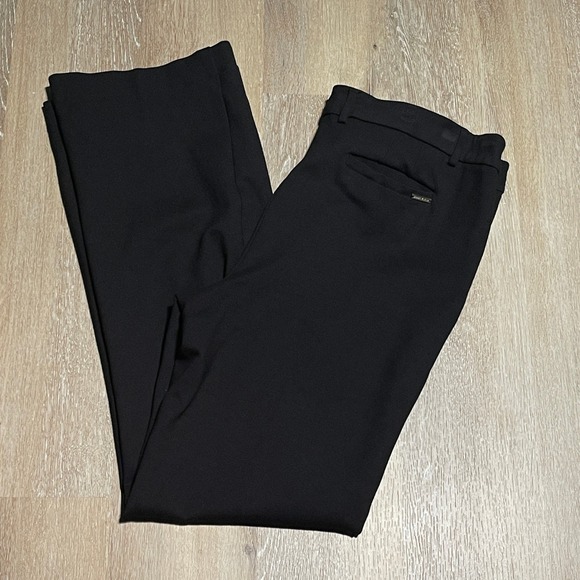 Anne Klein Black Career Dress Pants Bootcut Stretch Size 14 Womens - Picture 1 of 10